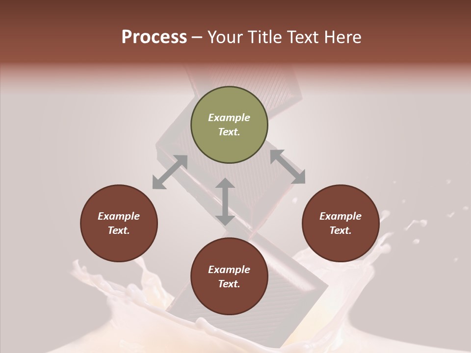 Liquid Food Milkshake PowerPoint Template