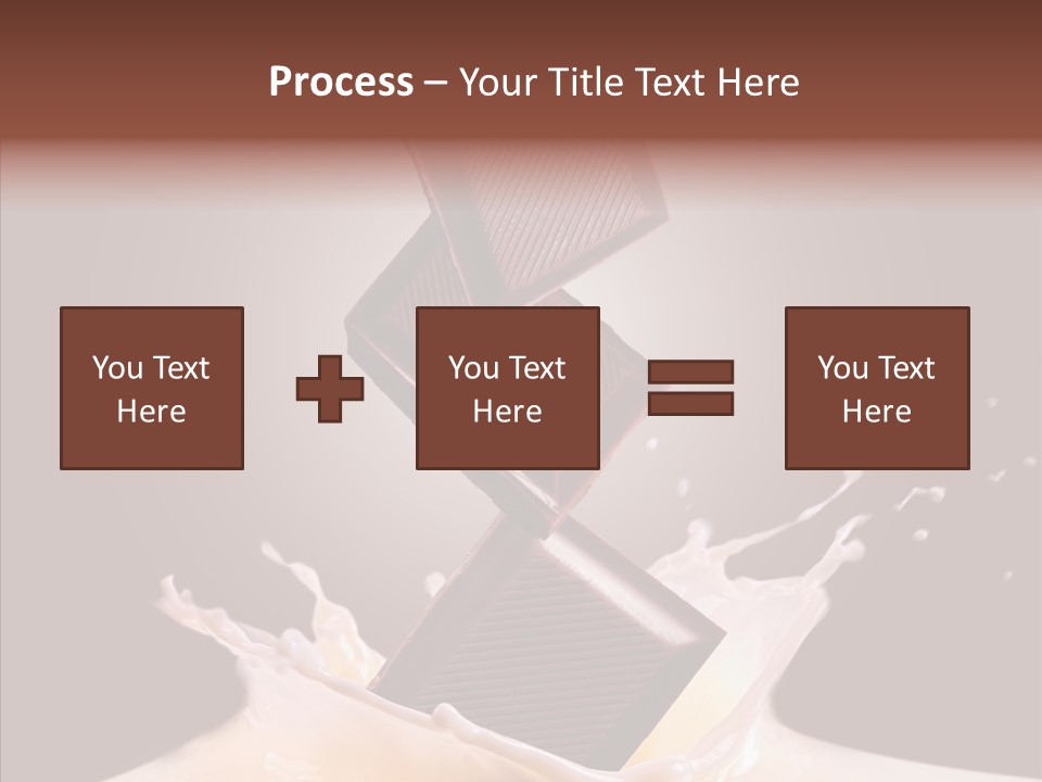 Liquid Food Milkshake PowerPoint Template