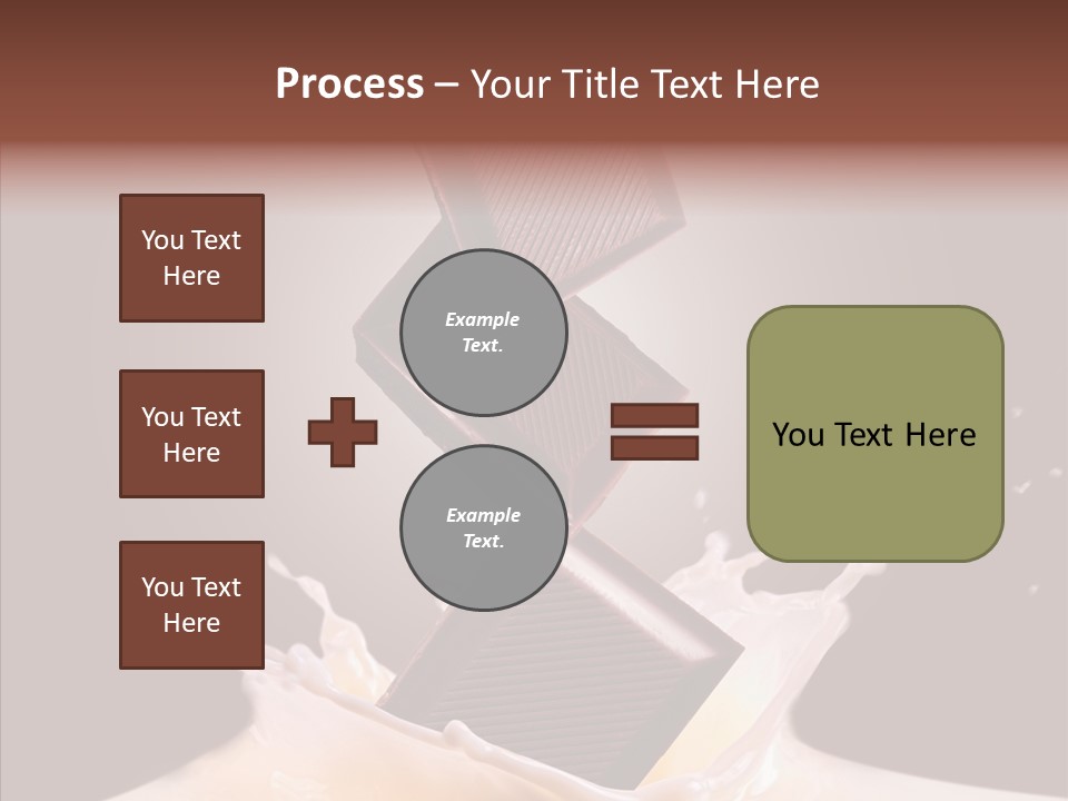 Liquid Food Milkshake PowerPoint Template