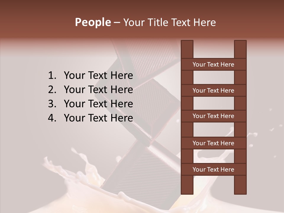 Liquid Food Milkshake PowerPoint Template