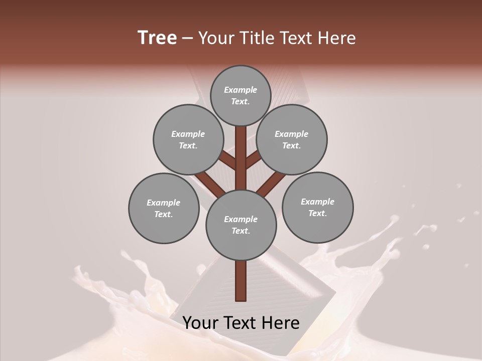 Liquid Food Milkshake PowerPoint Template