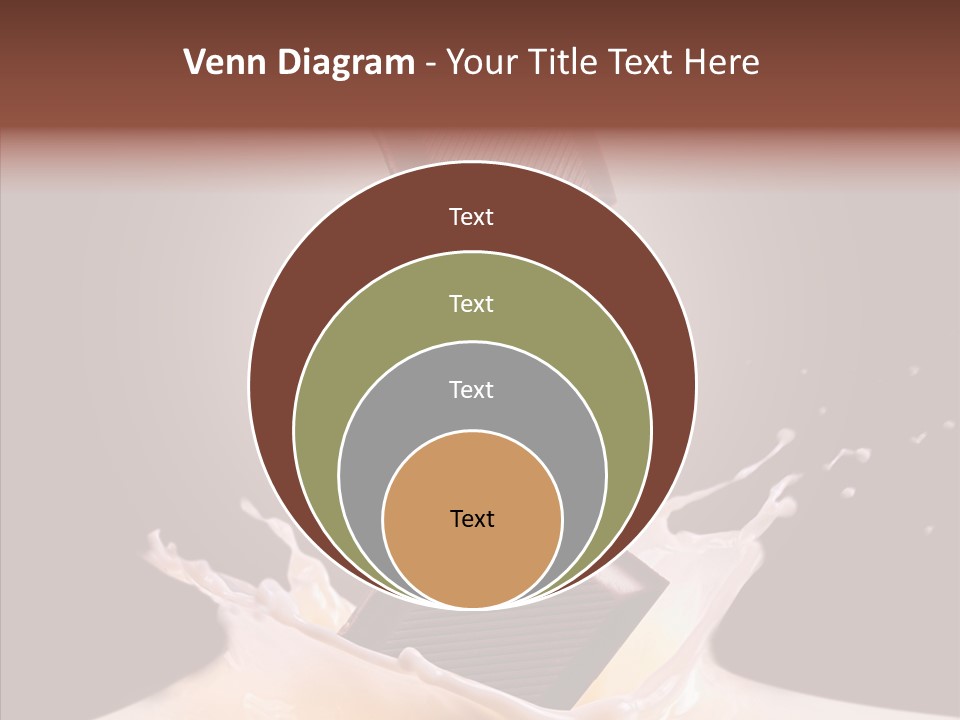 Liquid Food Milkshake PowerPoint Template