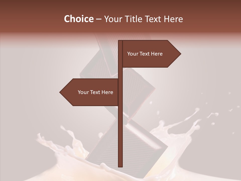 Liquid Food Milkshake PowerPoint Template