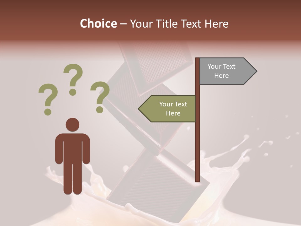 Liquid Food Milkshake PowerPoint Template