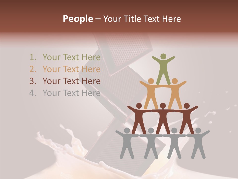 Liquid Food Milkshake PowerPoint Template