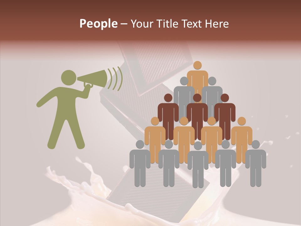 Liquid Food Milkshake PowerPoint Template