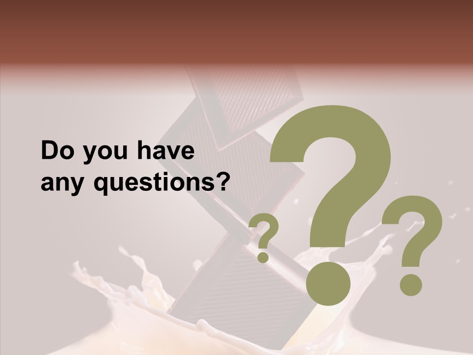 Liquid Food Milkshake PowerPoint Template