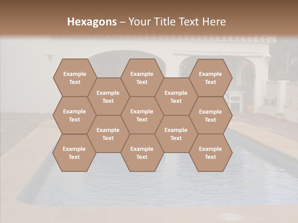 Swimming European Balcony PowerPoint Template