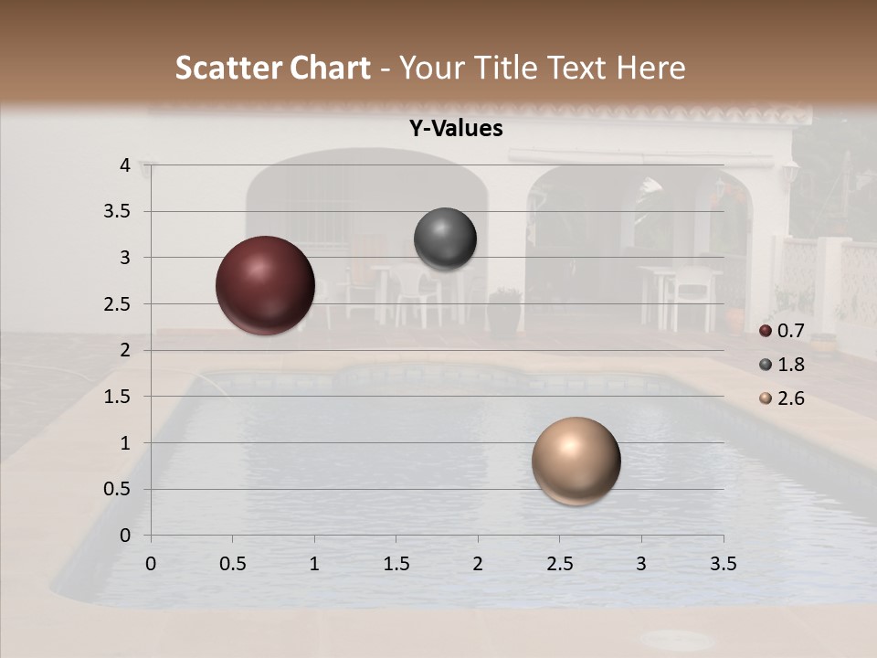 Swimming European Balcony PowerPoint Template