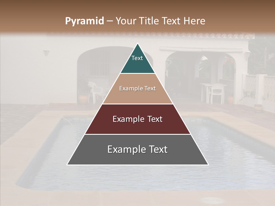 Swimming European Balcony PowerPoint Template