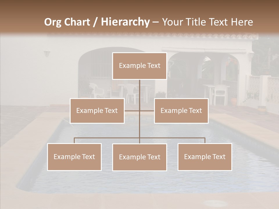 Swimming European Balcony PowerPoint Template