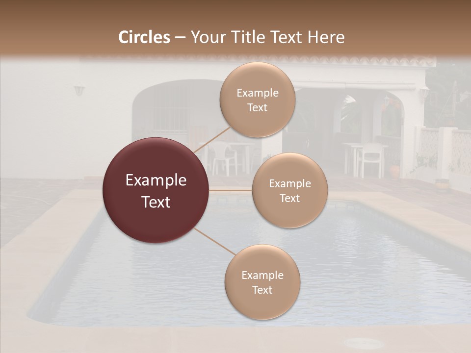 Swimming European Balcony PowerPoint Template