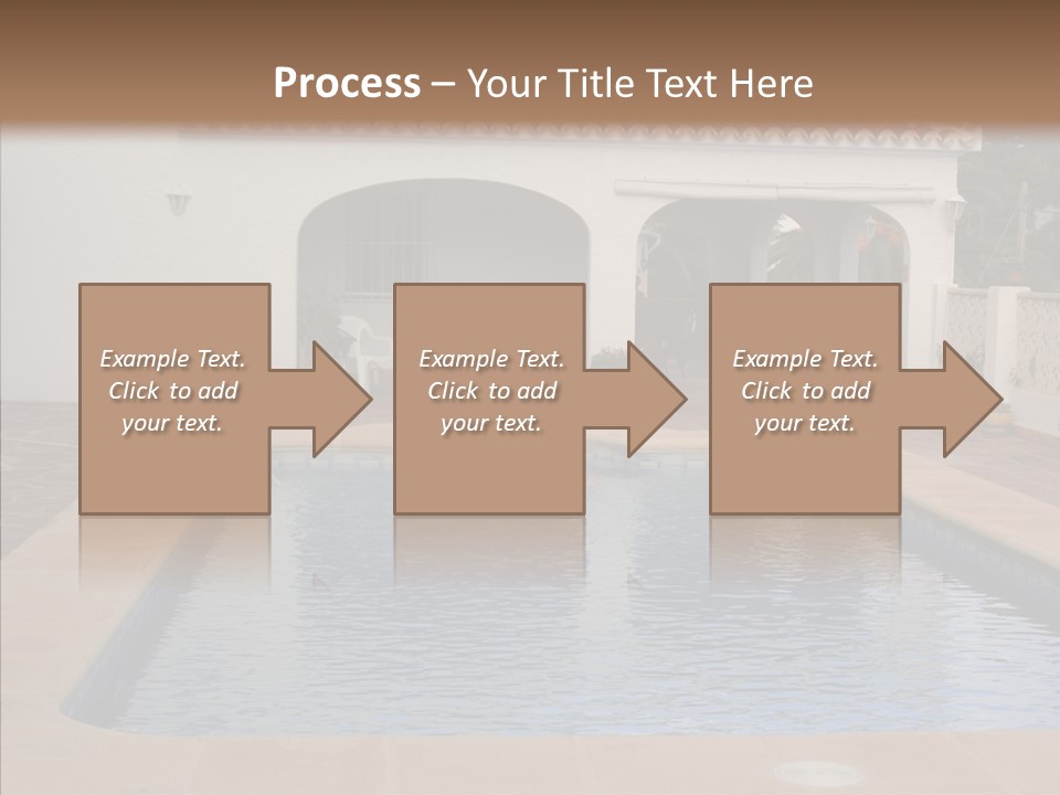 Swimming European Balcony PowerPoint Template