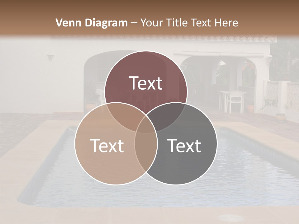 Swimming European Balcony PowerPoint Template