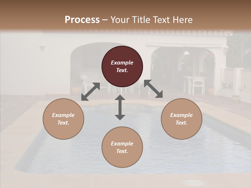 Swimming European Balcony PowerPoint Template