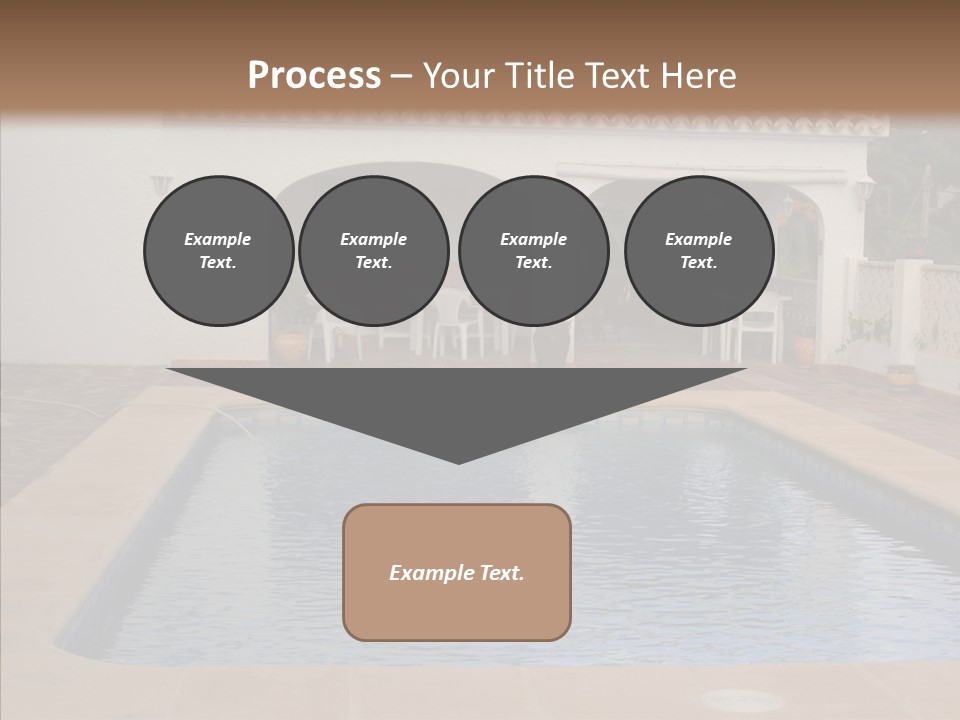 Swimming European Balcony PowerPoint Template