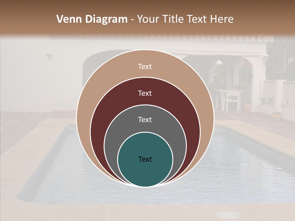 Swimming European Balcony PowerPoint Template