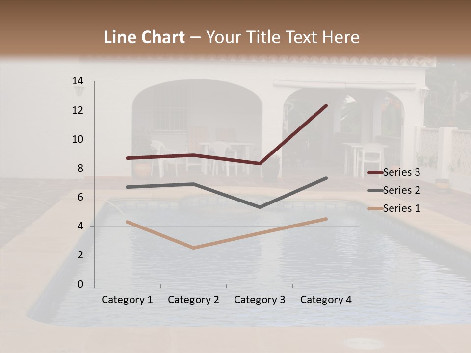 Swimming European Balcony PowerPoint Template