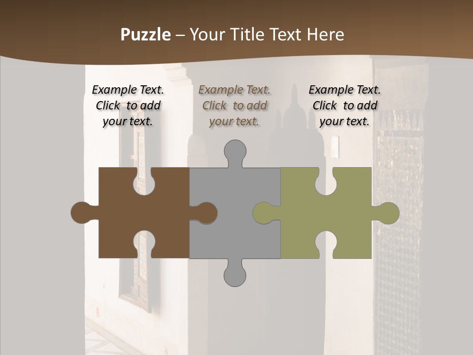 Getaway Marrakesh Moroccan PowerPoint Template