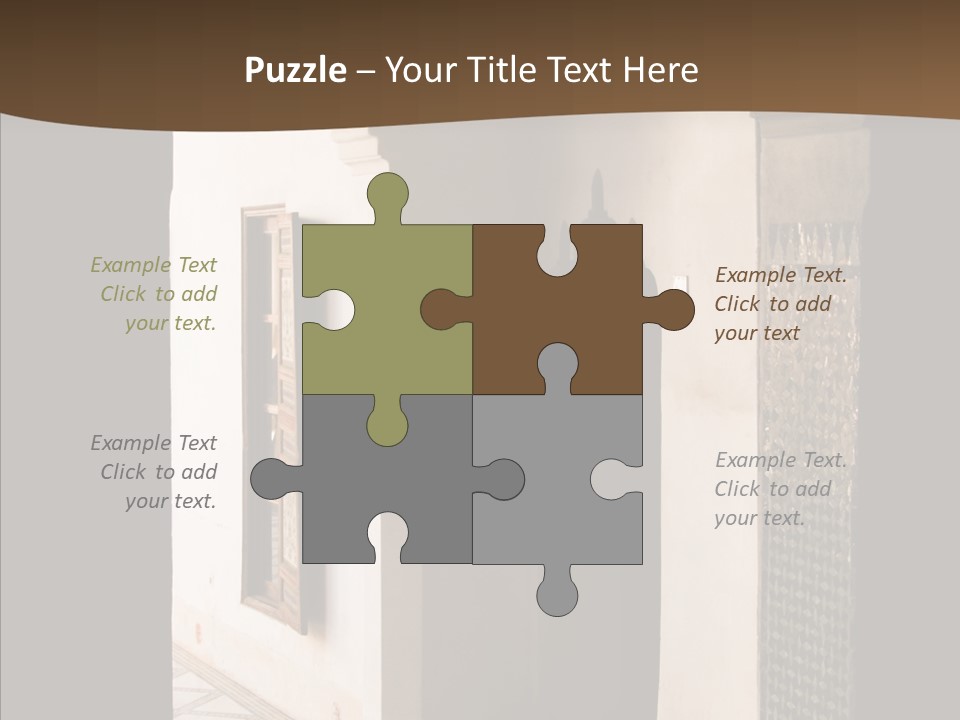 Getaway Marrakesh Moroccan PowerPoint Template