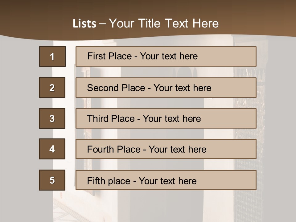 Getaway Marrakesh Moroccan PowerPoint Template