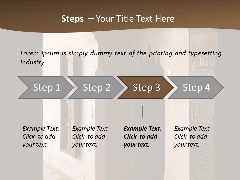 Getaway Marrakesh Moroccan PowerPoint Template