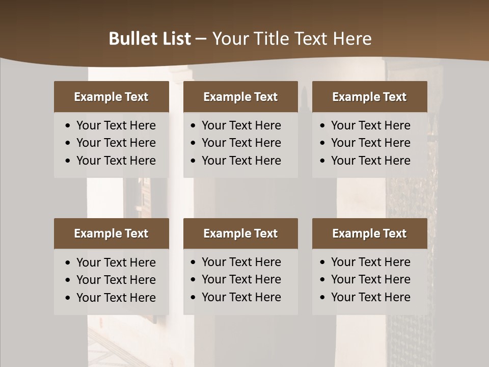 Getaway Marrakesh Moroccan PowerPoint Template