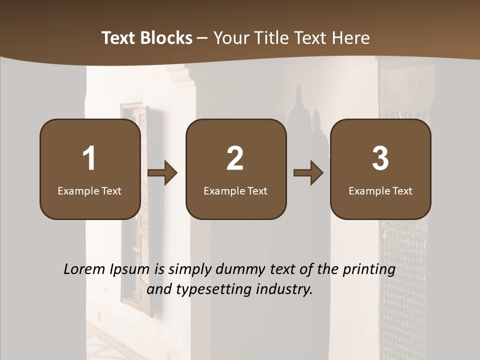 Getaway Marrakesh Moroccan PowerPoint Template