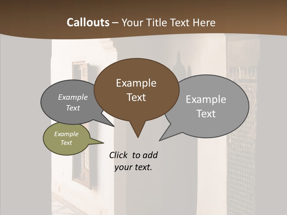 Getaway Marrakesh Moroccan PowerPoint Template