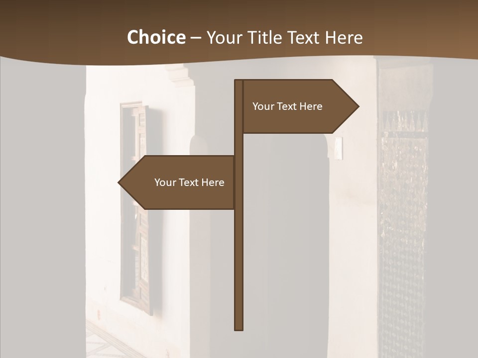 Getaway Marrakesh Moroccan PowerPoint Template