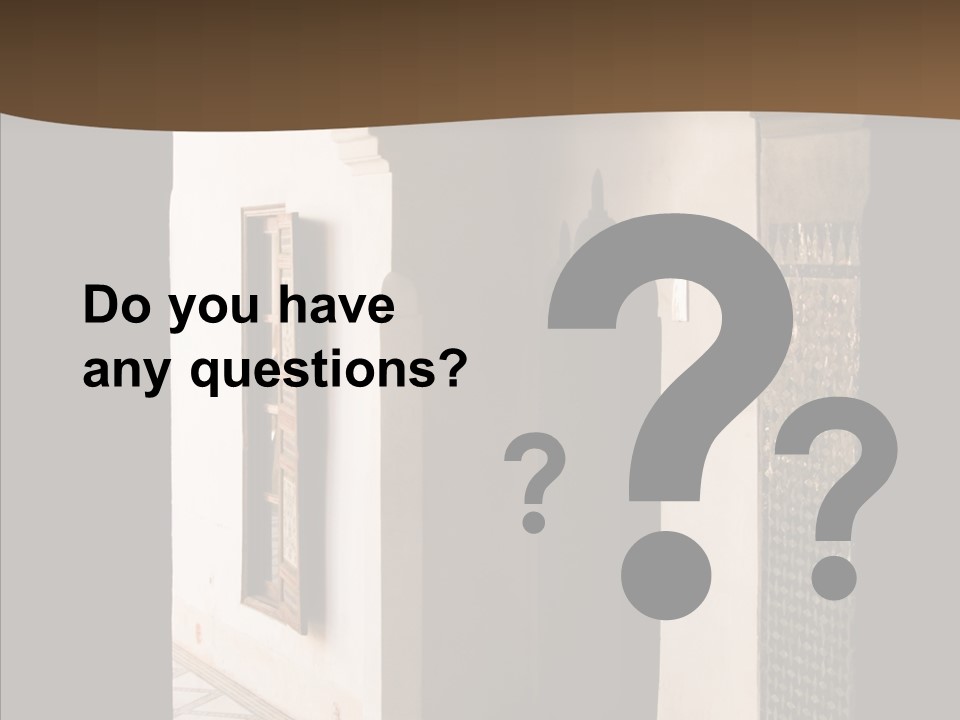 Getaway Marrakesh Moroccan PowerPoint Template