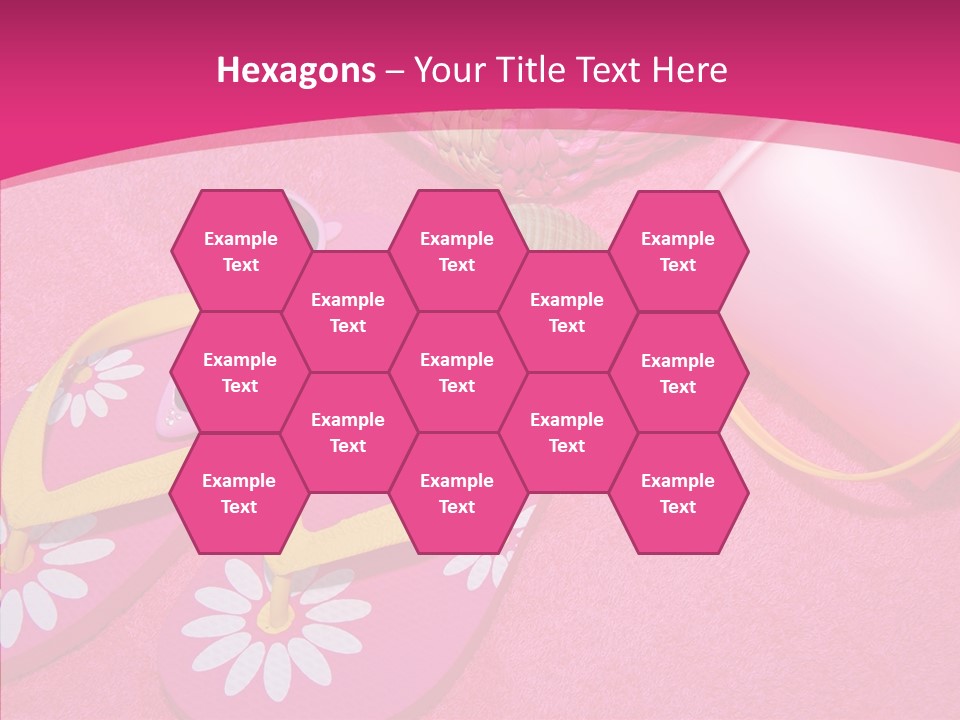 Seashell Florida Poolside PowerPoint Template