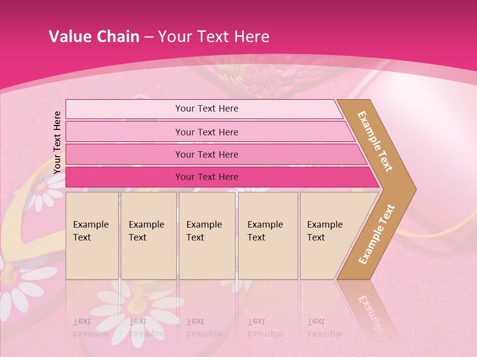 Seashell Florida Poolside PowerPoint Template