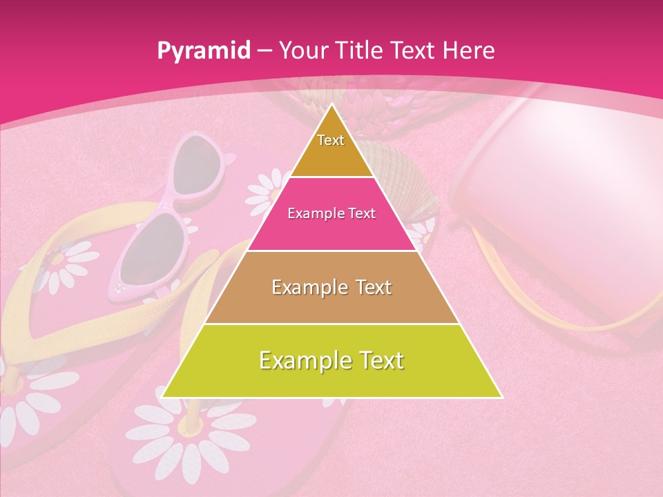 Seashell Florida Poolside PowerPoint Template