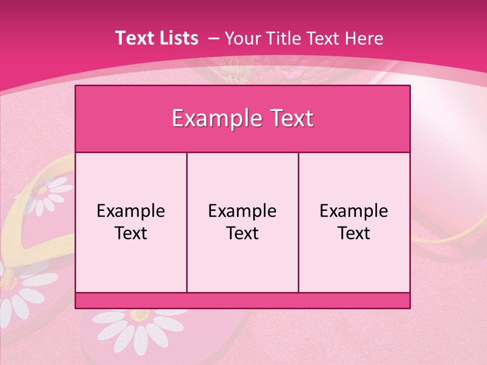 Seashell Florida Poolside PowerPoint Template