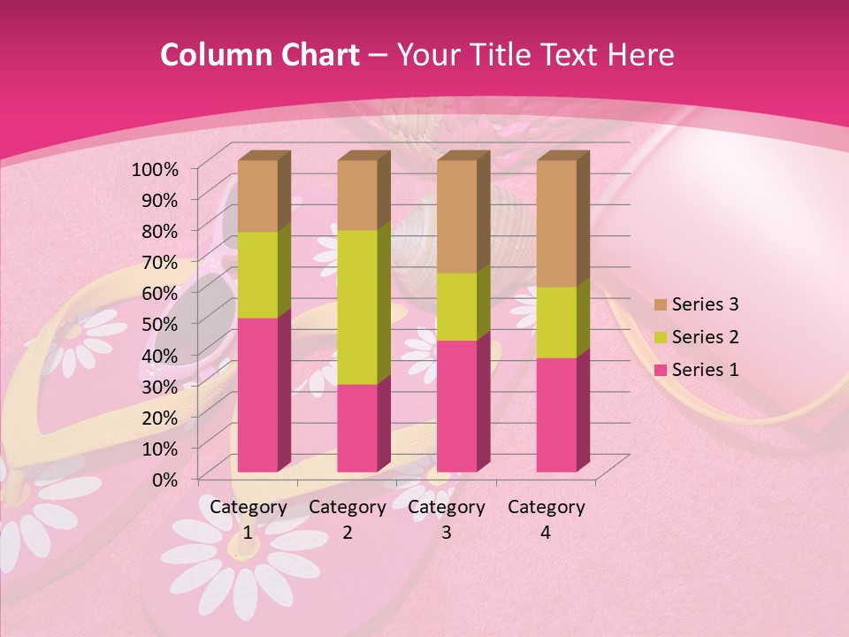 Seashell Florida Poolside PowerPoint Template