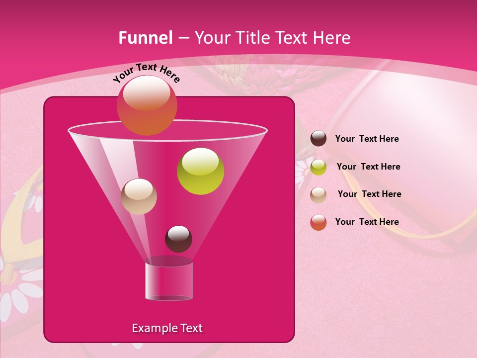 Seashell Florida Poolside PowerPoint Template