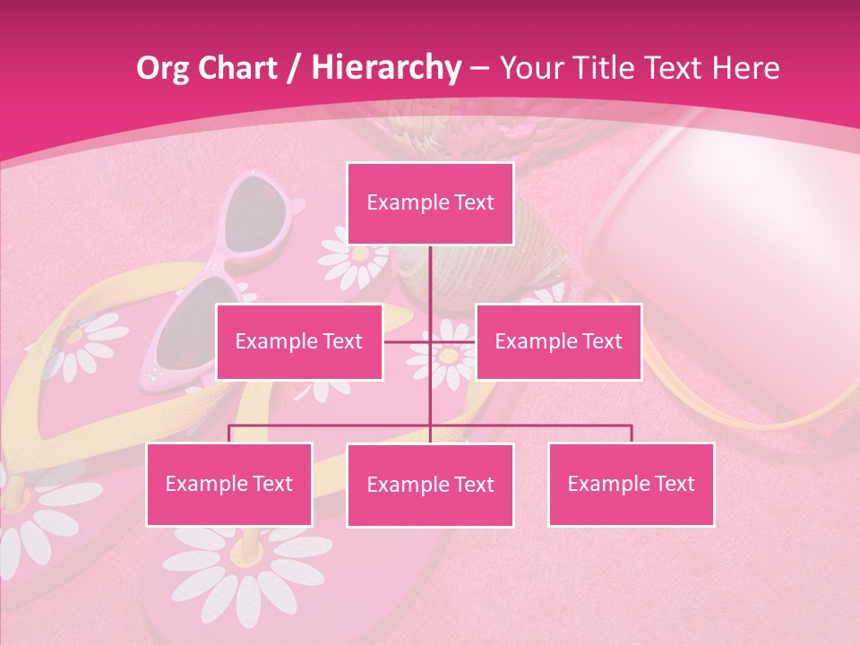 Seashell Florida Poolside PowerPoint Template