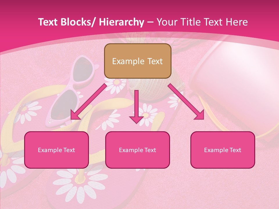 Seashell Florida Poolside PowerPoint Template