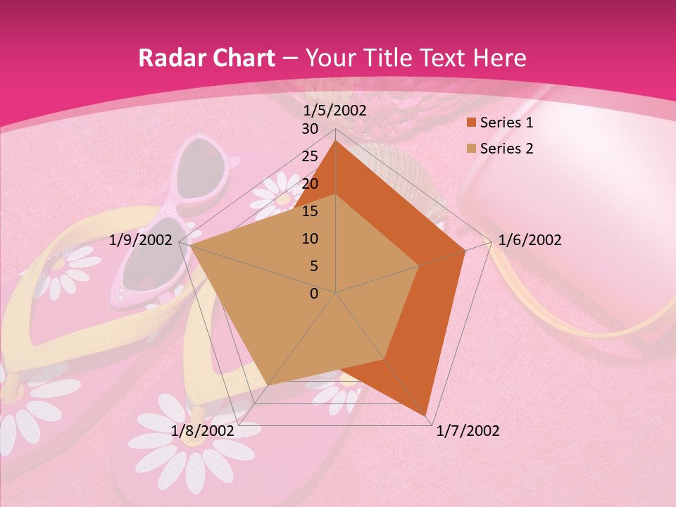 Seashell Florida Poolside PowerPoint Template
