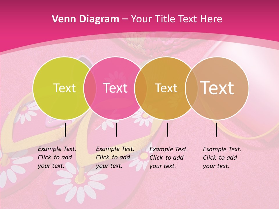 Seashell Florida Poolside PowerPoint Template