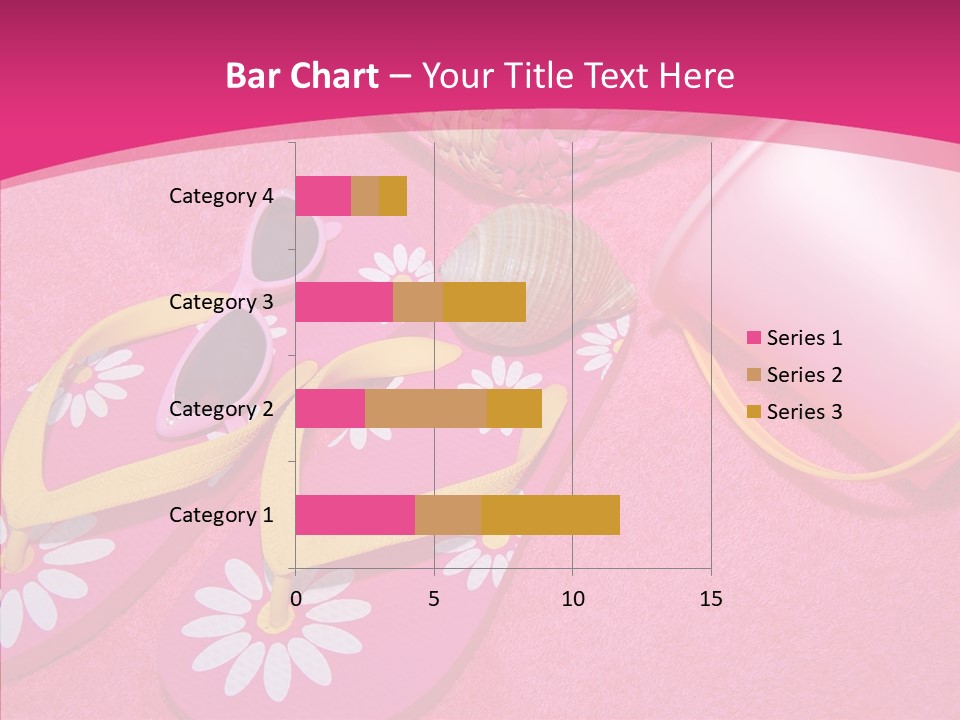 Seashell Florida Poolside PowerPoint Template