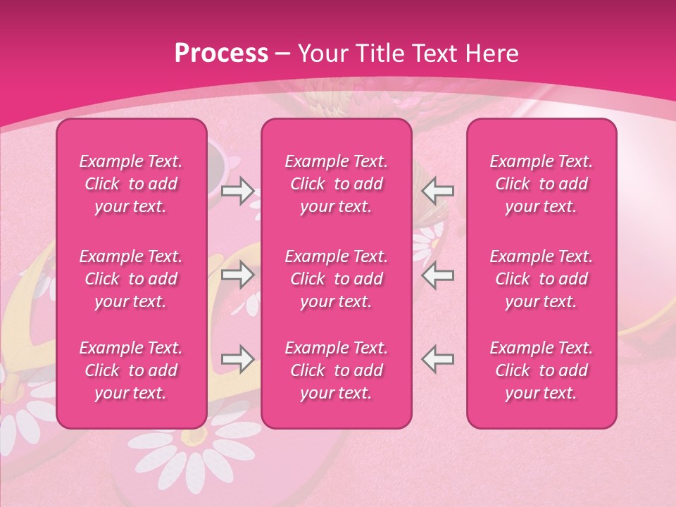 Seashell Florida Poolside PowerPoint Template