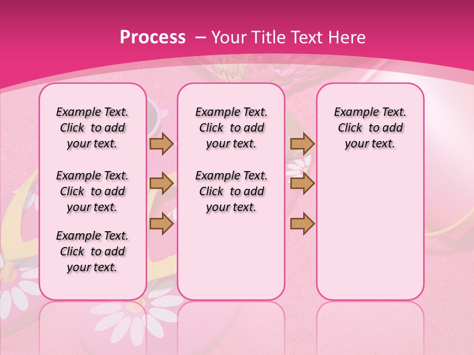 Seashell Florida Poolside PowerPoint Template