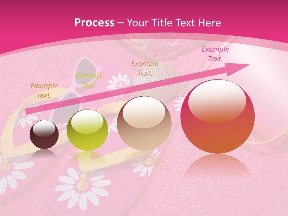 Seashell Florida Poolside PowerPoint Template