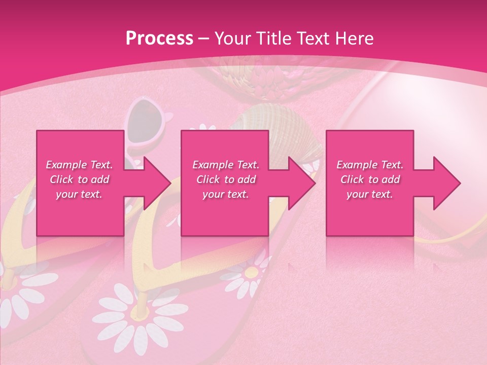 Seashell Florida Poolside PowerPoint Template