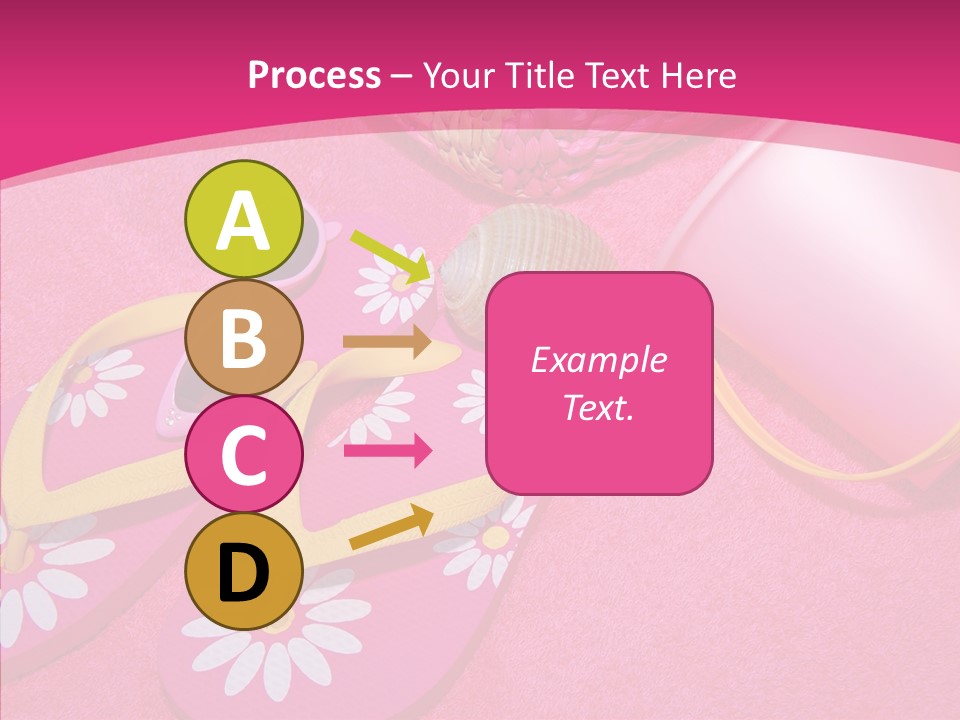 Seashell Florida Poolside PowerPoint Template