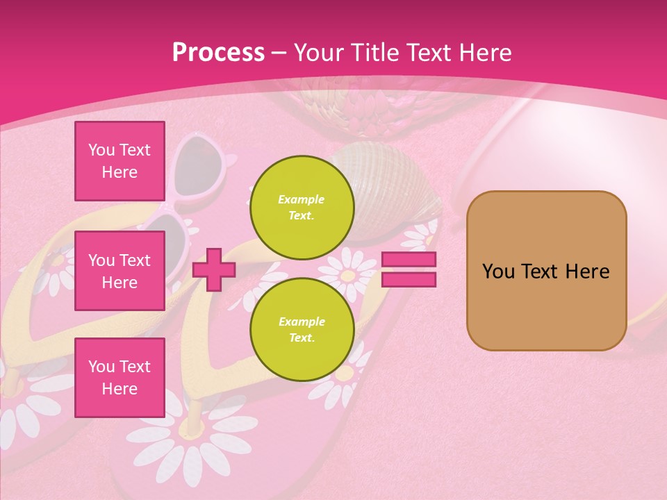 Seashell Florida Poolside PowerPoint Template