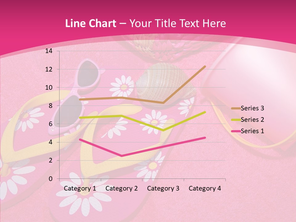 Seashell Florida Poolside PowerPoint Template