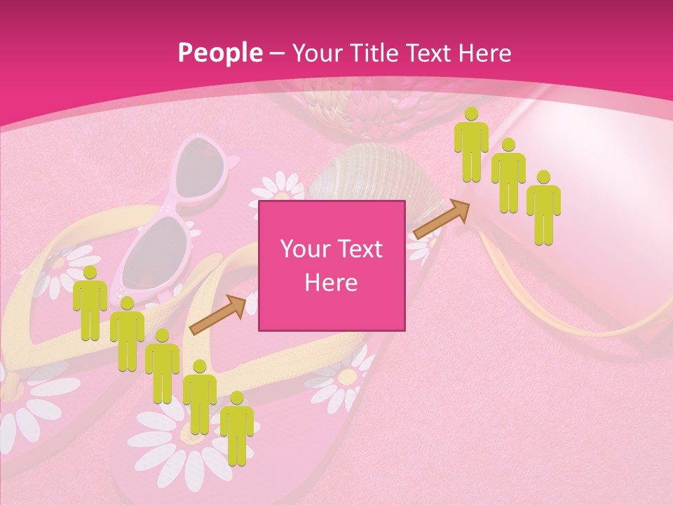 Seashell Florida Poolside PowerPoint Template